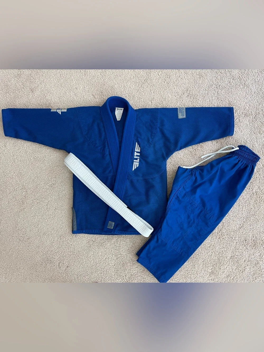 Kids Elite Blue Jiu-Jitsu Gi C0 (7-8)